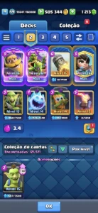 Conta upada clash royale lvl 16 cartas