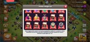 Clash of clans cv13 quase full +9200 gemas