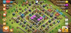 Clash of clans cv13 quase full +9200 gemas
