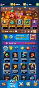 Vende-se conta no rush royale - Clash Royale