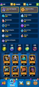 Vende-se conta no rush royale - Clash Royale