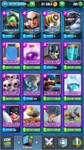 Clash Royale level 11 desafiante 1 qs tds lendarias