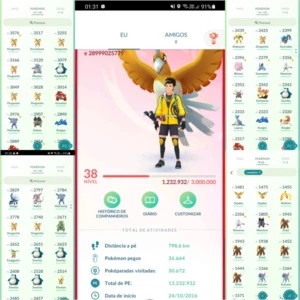 Conta Pokemon Go Level 38 - Pokémon