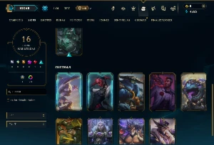 Esmeralda 4 com 50 Champs e 16 Skins +5 Vitoriosas - League of Legends LOL
