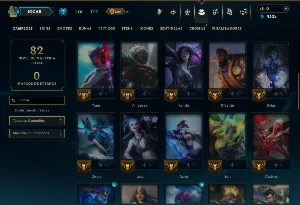 Esmeralda 4 com 50 Champs e 16 Skins +5 Vitoriosas - League of Legends LOL