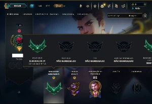 Esmeralda 4 com 50 Champs e 16 Skins +5 Vitoriosas - League of Legends LOL