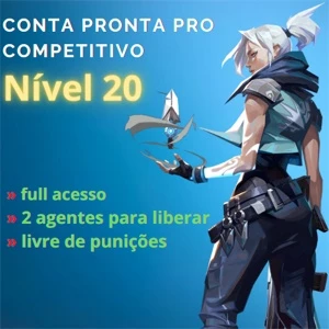 CONTA PRONTA PARA O COMPETITIVO - Valorant