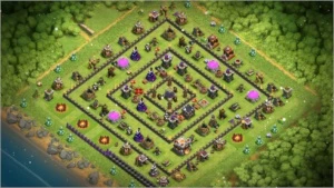 Vila Centro de Vila 11(coringa cv9) - Clash of Clans.