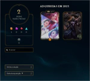 CONTA DIAMANTE 4 / BARATINHA - League of Legends LOL