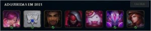 CONTA DIAMANTE 4 / BARATINHA - League of Legends LOL
