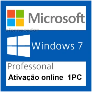 Microsoft Windows 7 Pro - Licença - Softwares e Licenças