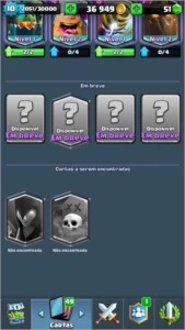 conta Clash royale, Arena 10, 11 lendárias Promoção