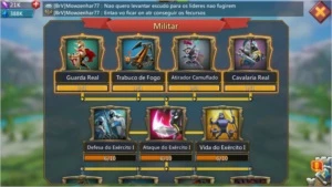 Lords Mobile (Conta com 3 Heróis pagos)
