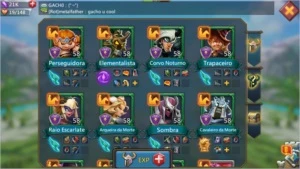 Lords Mobile (Conta com 3 Heróis pagos)