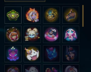Conta Ouro 1 Flex Com Icones Muito Antigos - League of Legends LOL