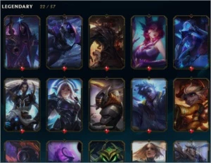 Conta Diamante 4 para Main adc , várias skins lendárias - League of Legends LOL