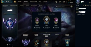 Conta Diamante 4 para Main adc , várias skins lendárias - League of Legends LOL