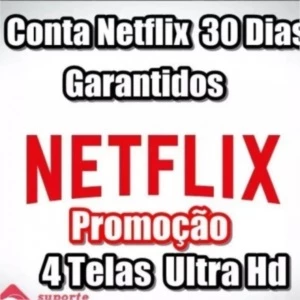 NETFLIX 30 DIAS 5 TELAS 4K - Assinaturas e Premium