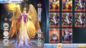 Saint Seiya Awakening: KOTZ lvl 70 com todos os SS SSA