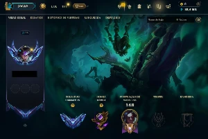 conta diamante 4 - League of Legends LOL