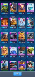 Conta Clash Royale lvl 44 (REI 14) 3091 gemas