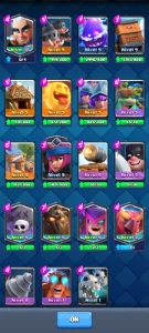 Conta Clash Royale lvl 44 (REI 14) 3091 gemas