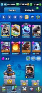 Conta Clash Royale lvl 44 (REI 14) 3091 gemas