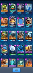 Conta Clash Royale lvl 44 (REI 14) 3091 gemas