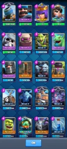 Conta Clash Royale lvl 44 (REI 14) 3091 gemas