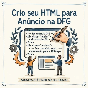 Crio O Html Para Seu Anúncio Na Dfg