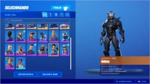 conta fortnite com omega com salve o mundo
