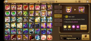 Summoners War Euro com 2 LDs Benedict e Yeonhong