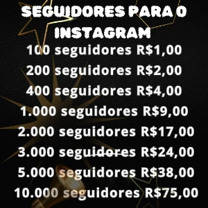 Seguidores mundias Para o Instagram - Redes Sociais