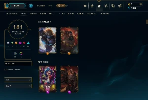 Conta Lol 181 Skins|Todos Os Bonecos|Full Acesso - League of Legends