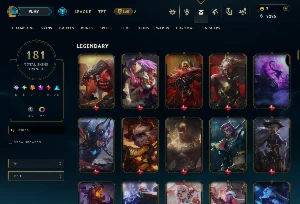 Conta Lol 181 Skins|Todos Os Bonecos|Full Acesso - League of Legends