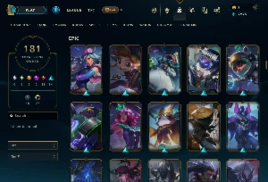 Conta Lol 181 Skins|Todos Os Bonecos|Full Acesso - League of Legends