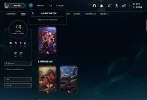 Conta prata 1 com Riven Campeonato 2012 com Borda + icones - League of Legends LOL