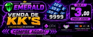 PROMOÇÃO KK's (PXG) PokexGames Emerald | 1KK = R$3