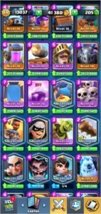 Vendo conta lv 13, todas as cartas - Clash Royale