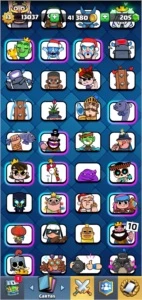 Vendo conta lv 13, todas as cartas - Clash Royale