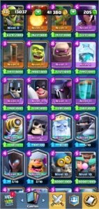 Vendo conta lv 13, todas as cartas - Clash Royale