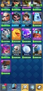 Vendo conta lv 13, todas as cartas - Clash Royale