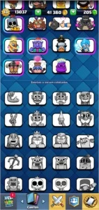 Vendo conta lv 13, todas as cartas - Clash Royale