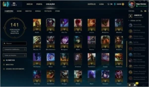 CONTA LEAGUE OF LEGENDS - LEVEL 30 - 19 SKINS - 83 CAMPEÕES LOL