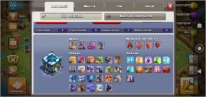 Conta Clash of Clans CV13. Campeã e Várias Tropas FULL