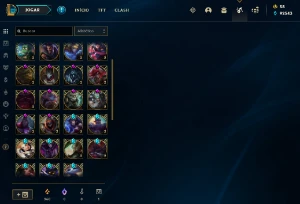 Conta League of Legends - 336 Skins - Desde 2016 - Main Sup LOL