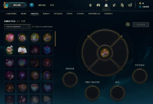 Conta DIAMANTE 4 | 72% Win - Lol (League Of Legends) Elomoon