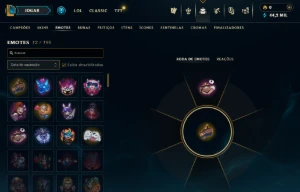 [Entrega Automática] Lol Ferro,46 Skins, 44K Ea, Upada À mao - League of Legends