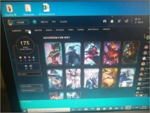 Conta do lol no platina 2 todos os campeões , 175 skins . - League of Legends