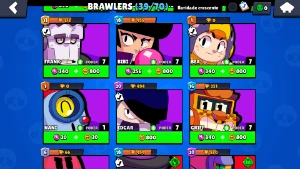 Conta Brawl Stars com 14.000 troféus 242 gemas